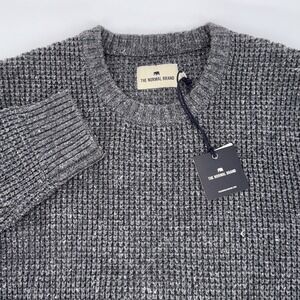 The Normal Brand Grey Crewneck Sweater Seawool Nep Crew Size XL